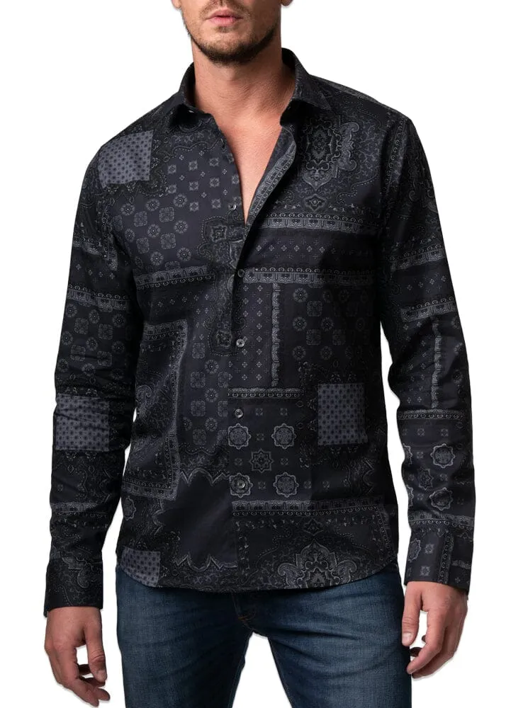 PRINTED DRESS SHIRT
