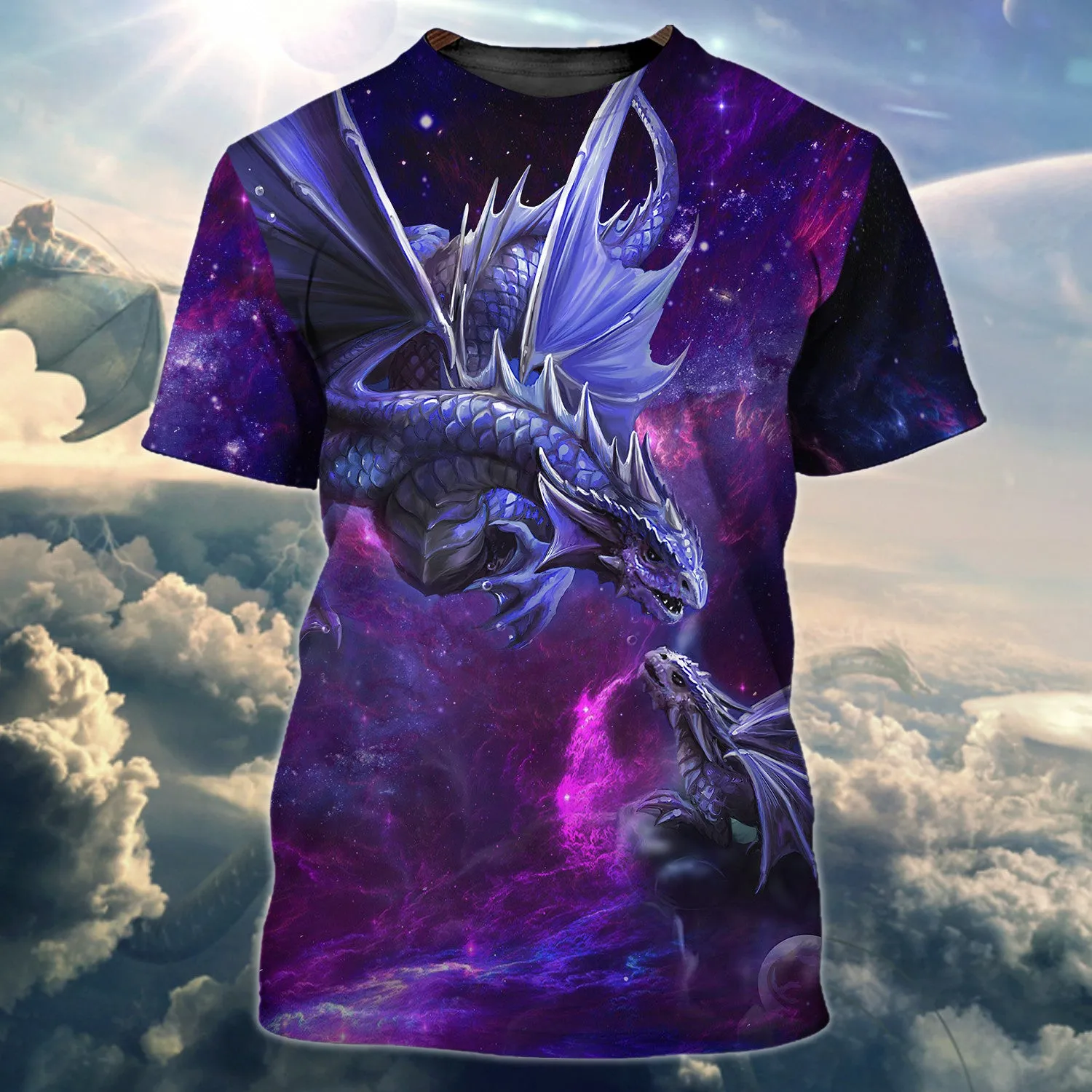 Purple Dragon Tattoo 3D Full Print Shirts