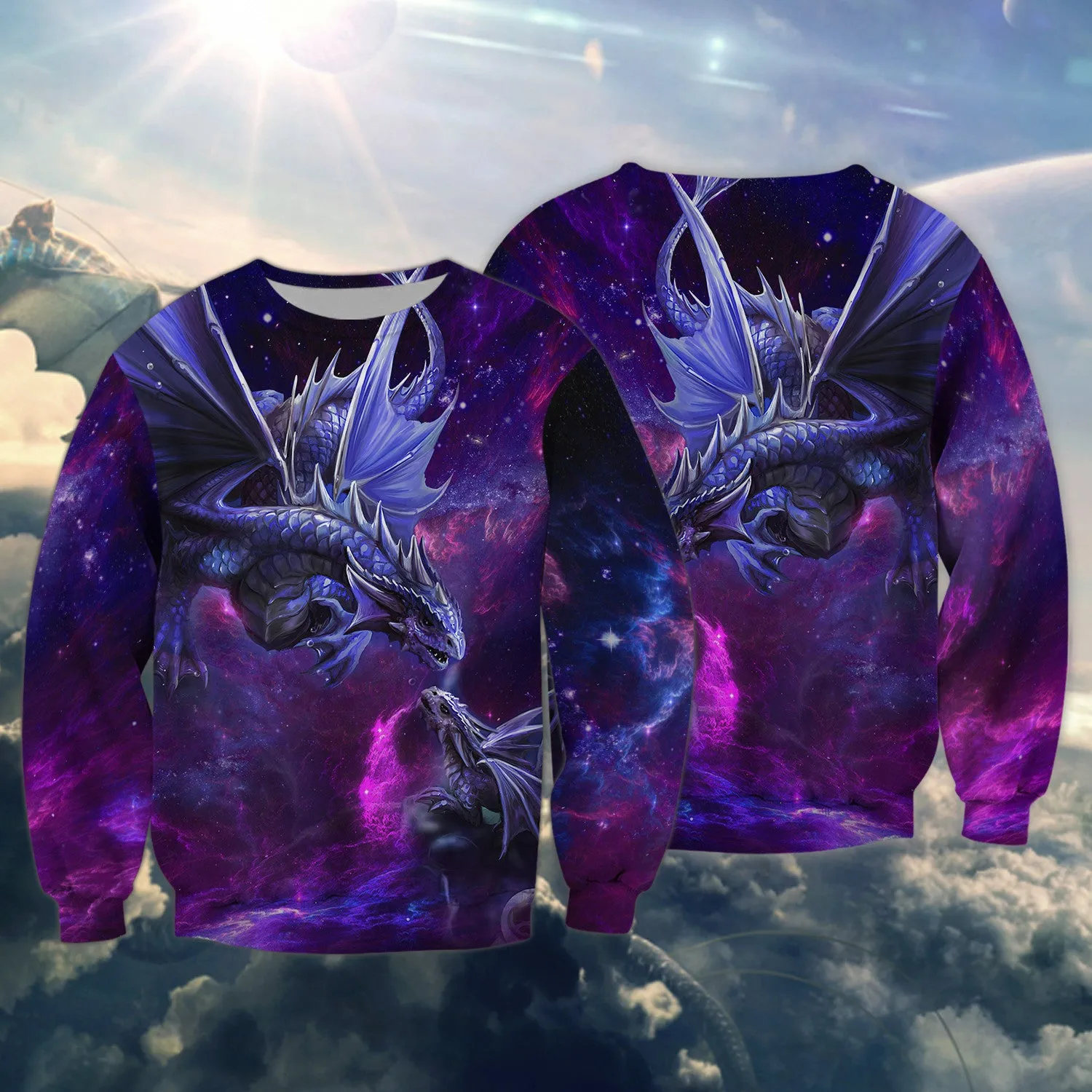 Purple Dragon Tattoo 3D Full Print Shirts