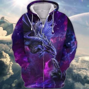 Purple Dragon Tattoo 3D Full Print Shirts
