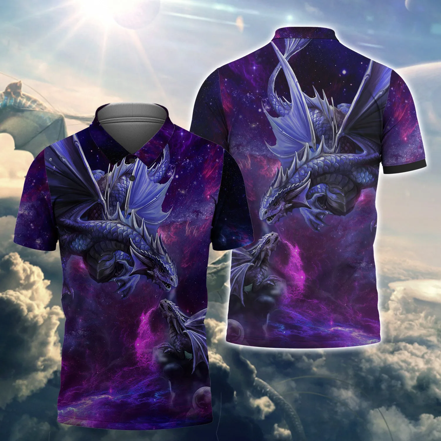 Purple Dragon Tattoo 3D Full Print Shirts