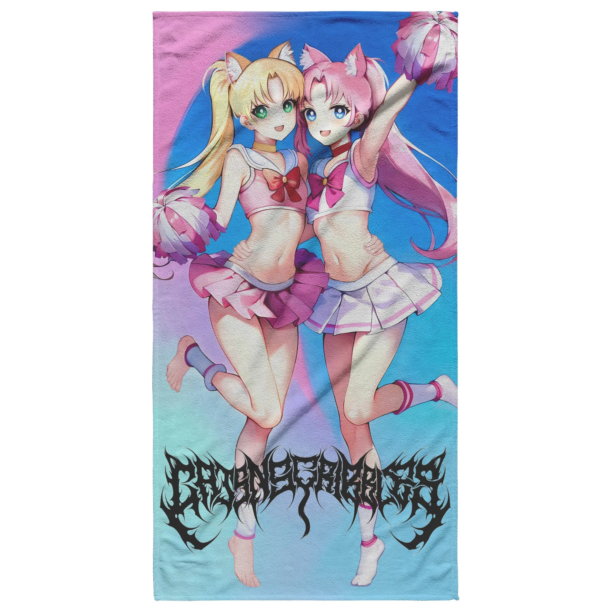Purrfect Cheer Squad Towel
