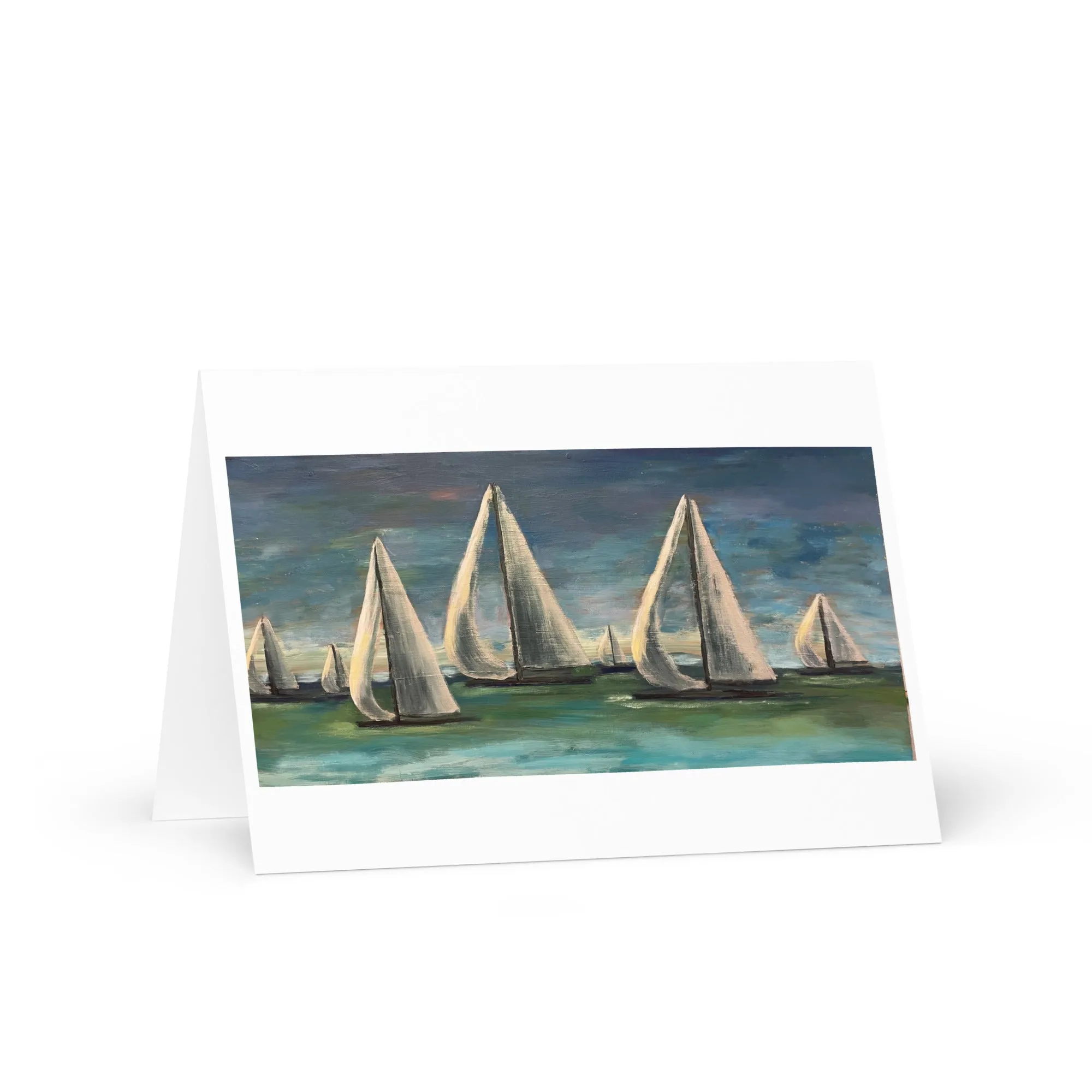 "Black Knights" Greeting card