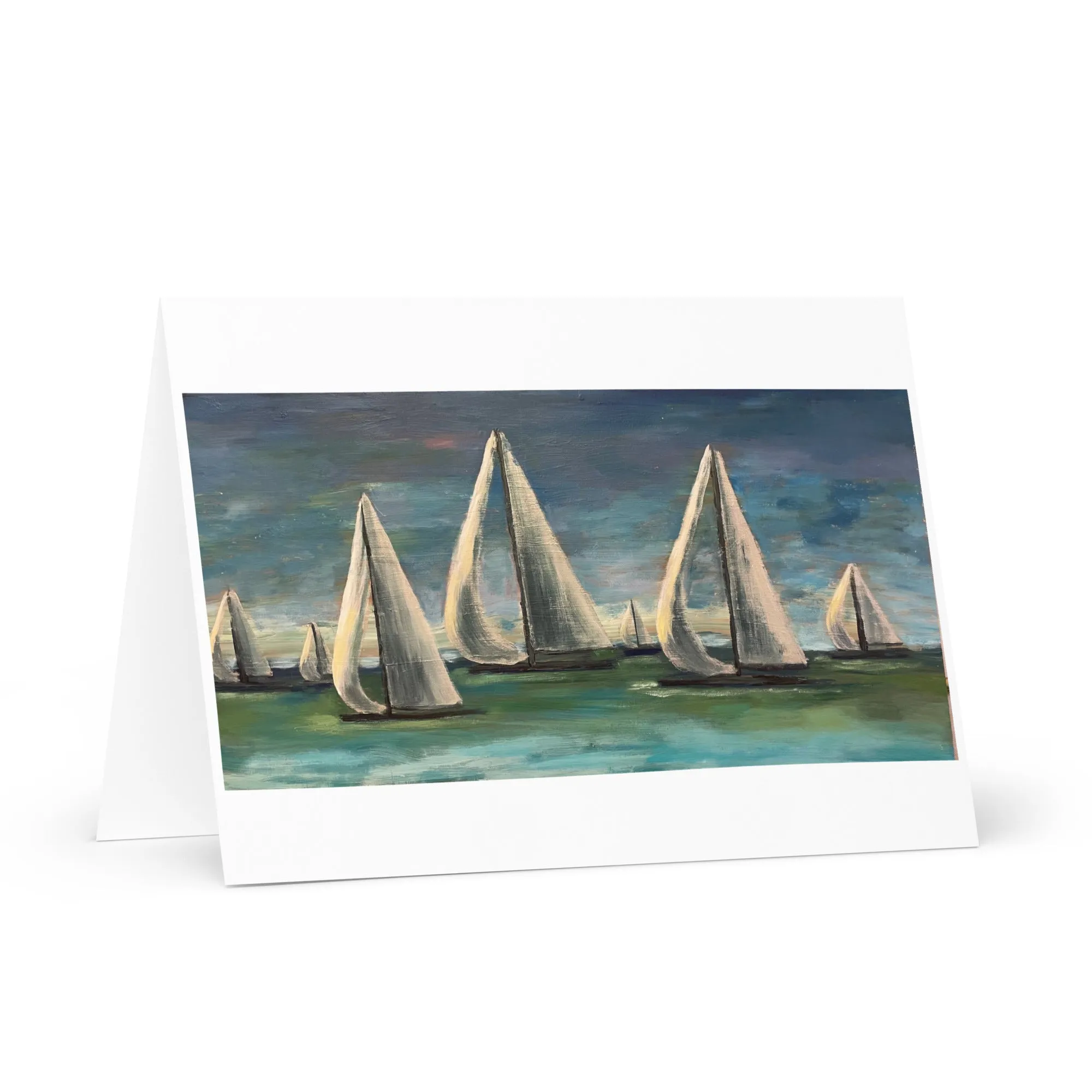 "Black Knights" Greeting card