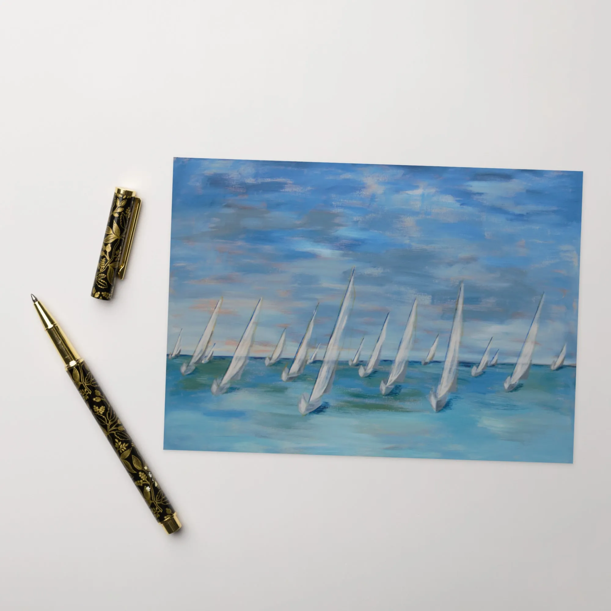 "Incoming - One Design" Greeting card