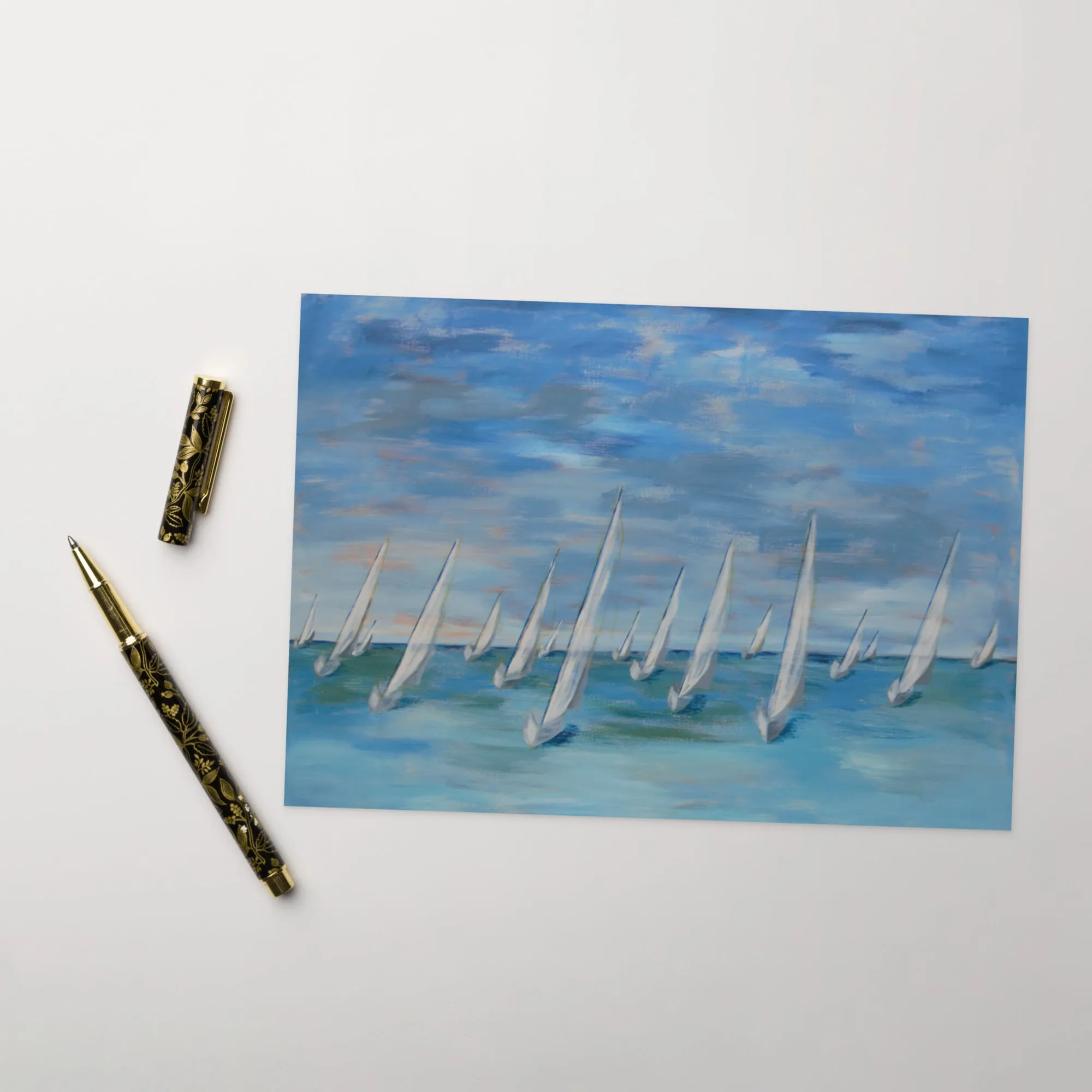 "Incoming - One Design" Greeting card