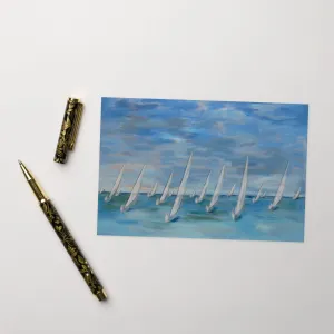 "Incoming - One Design" Greeting card