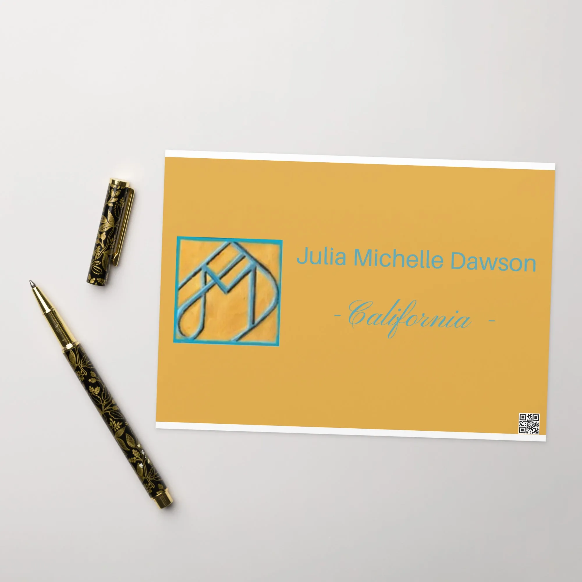 "Incoming - One Design" Greeting card