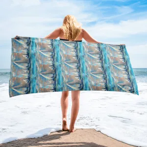 "Marina City"- Beach Towel