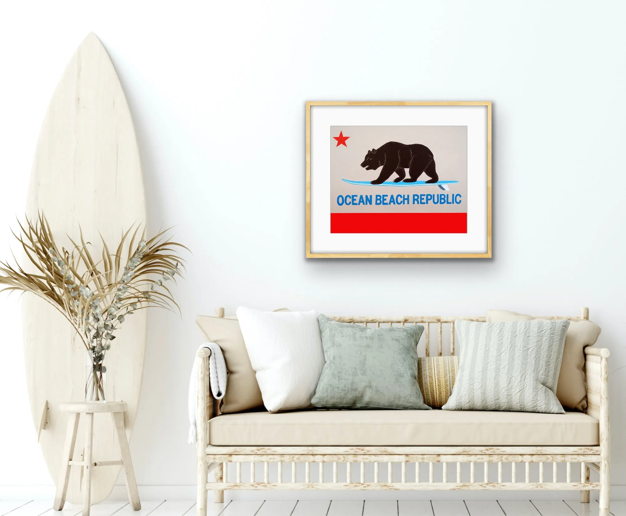 "Ocean Beach Republic" Print