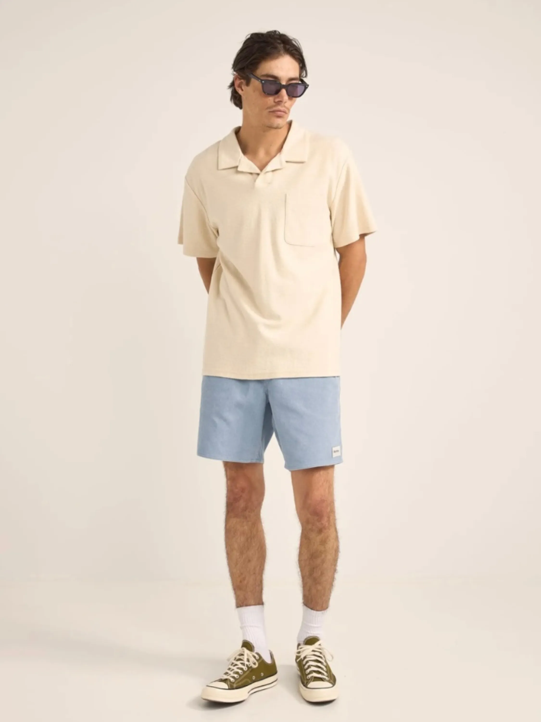 Rhythm Vintage Terry Polo - Natural