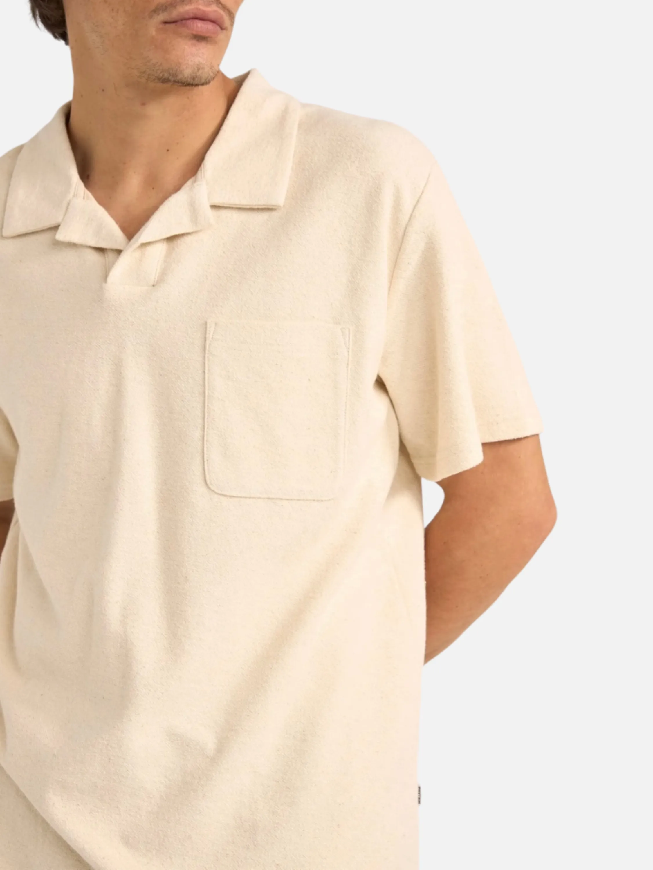 Rhythm Vintage Terry Polo - Natural
