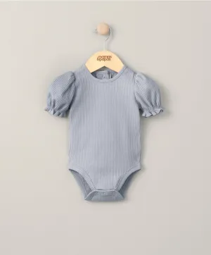 Ribbed Bodysuit - Heather