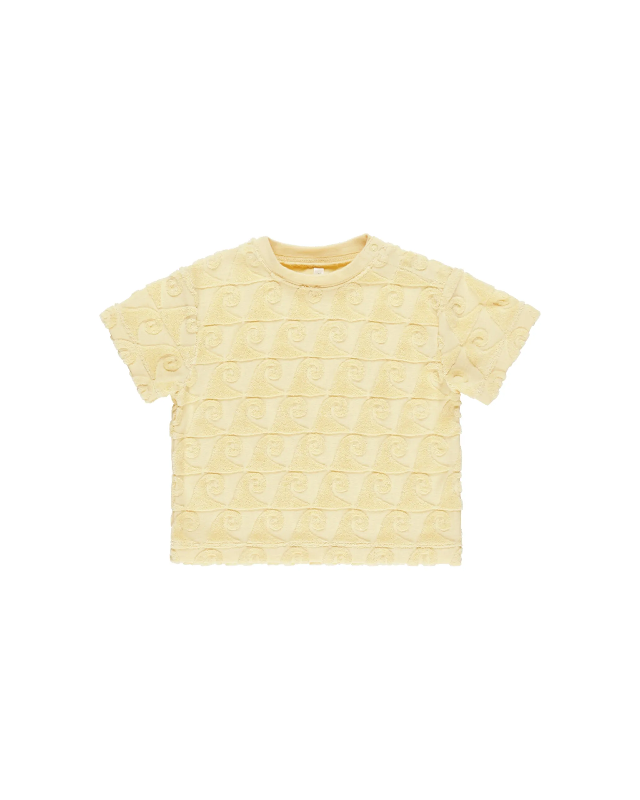 RYLEE   CRU Relaxed Terry Tee || Waves