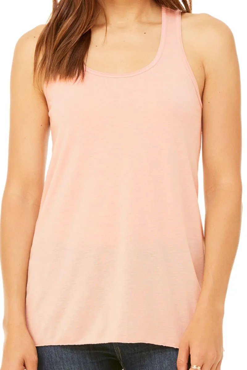 Salty Beach Sunglasses Flowy Racerback Tank