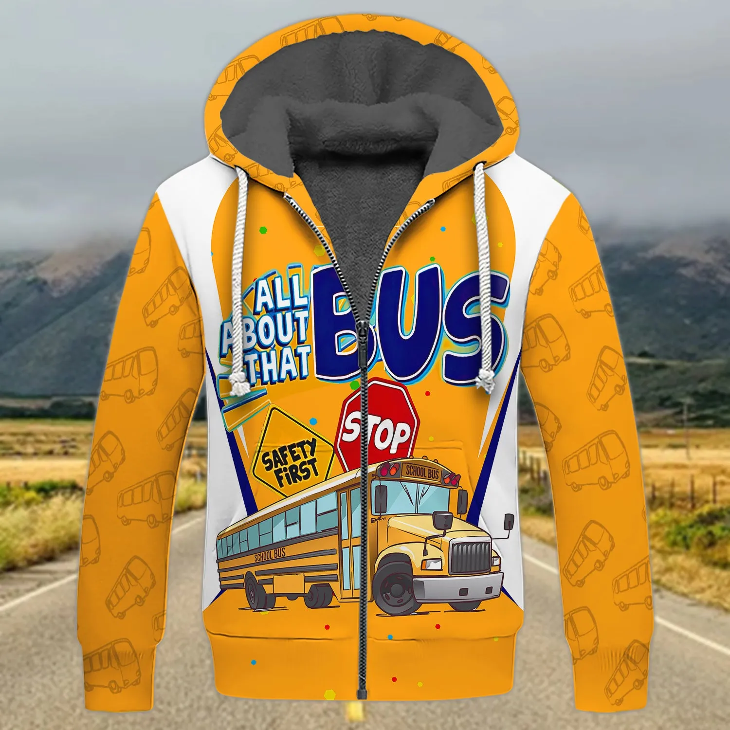 School Bus Driver 3D Full Print 02