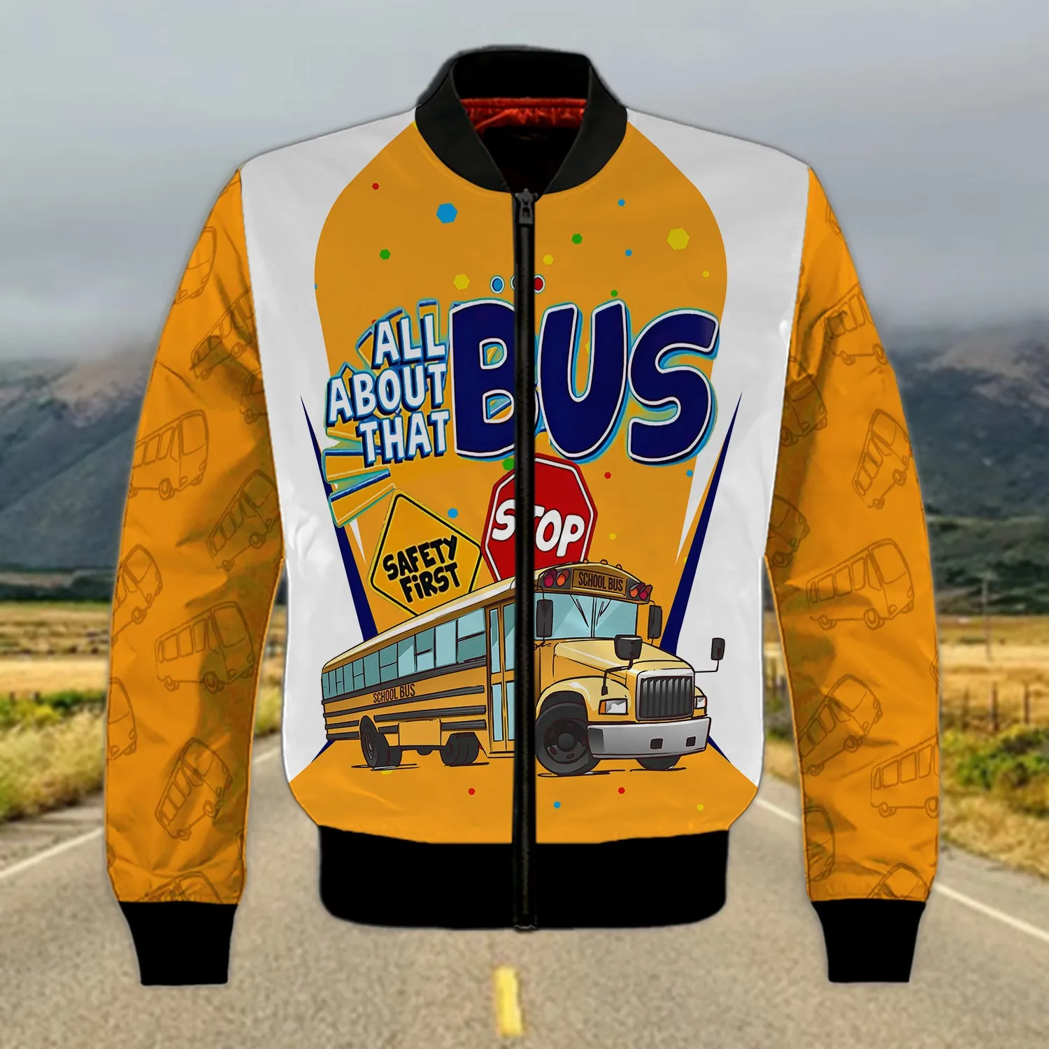 School Bus Driver 3D Full Print 02