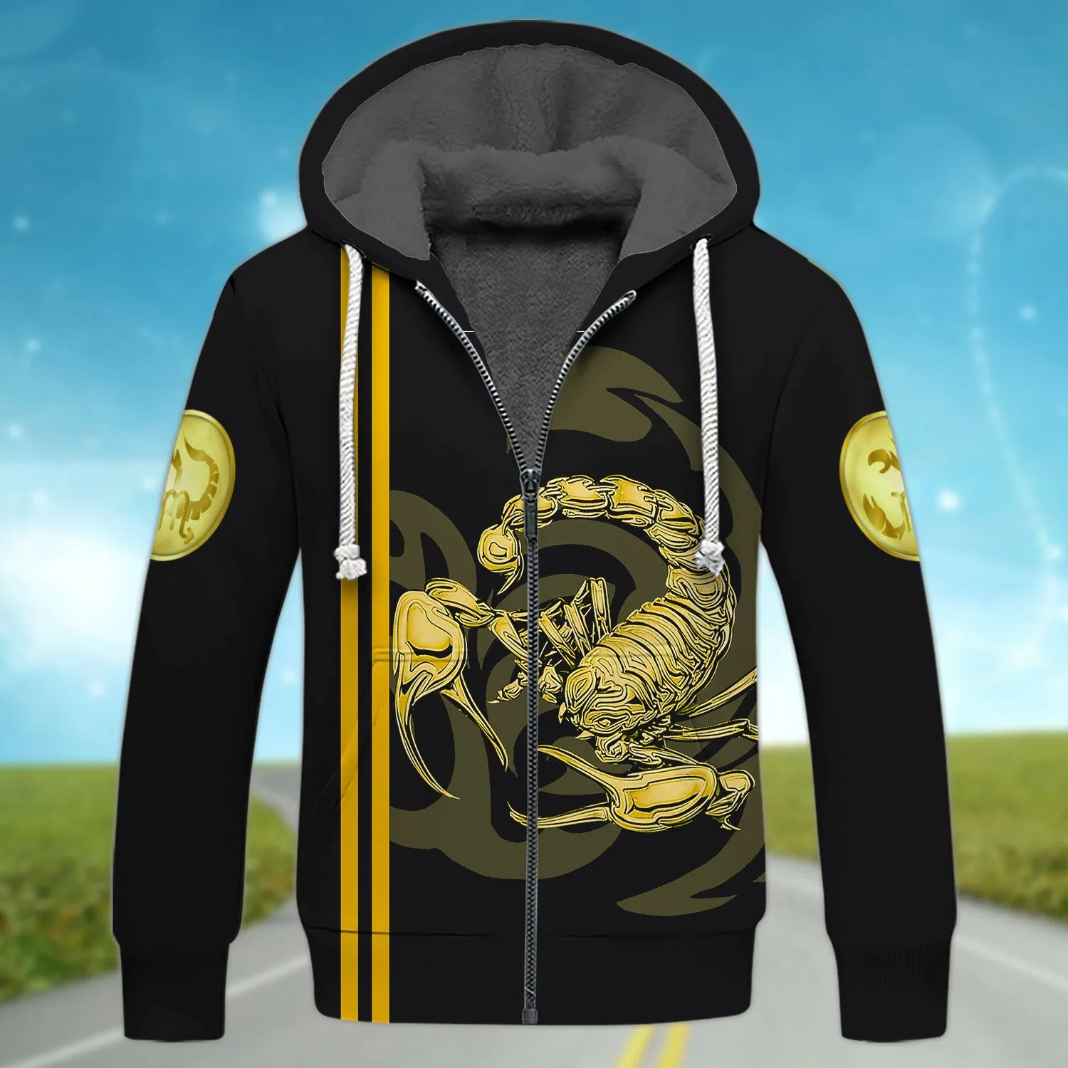 Scorpio Tribal Tattoo Shirt for Men and Women 3D Tshirt Hoodie