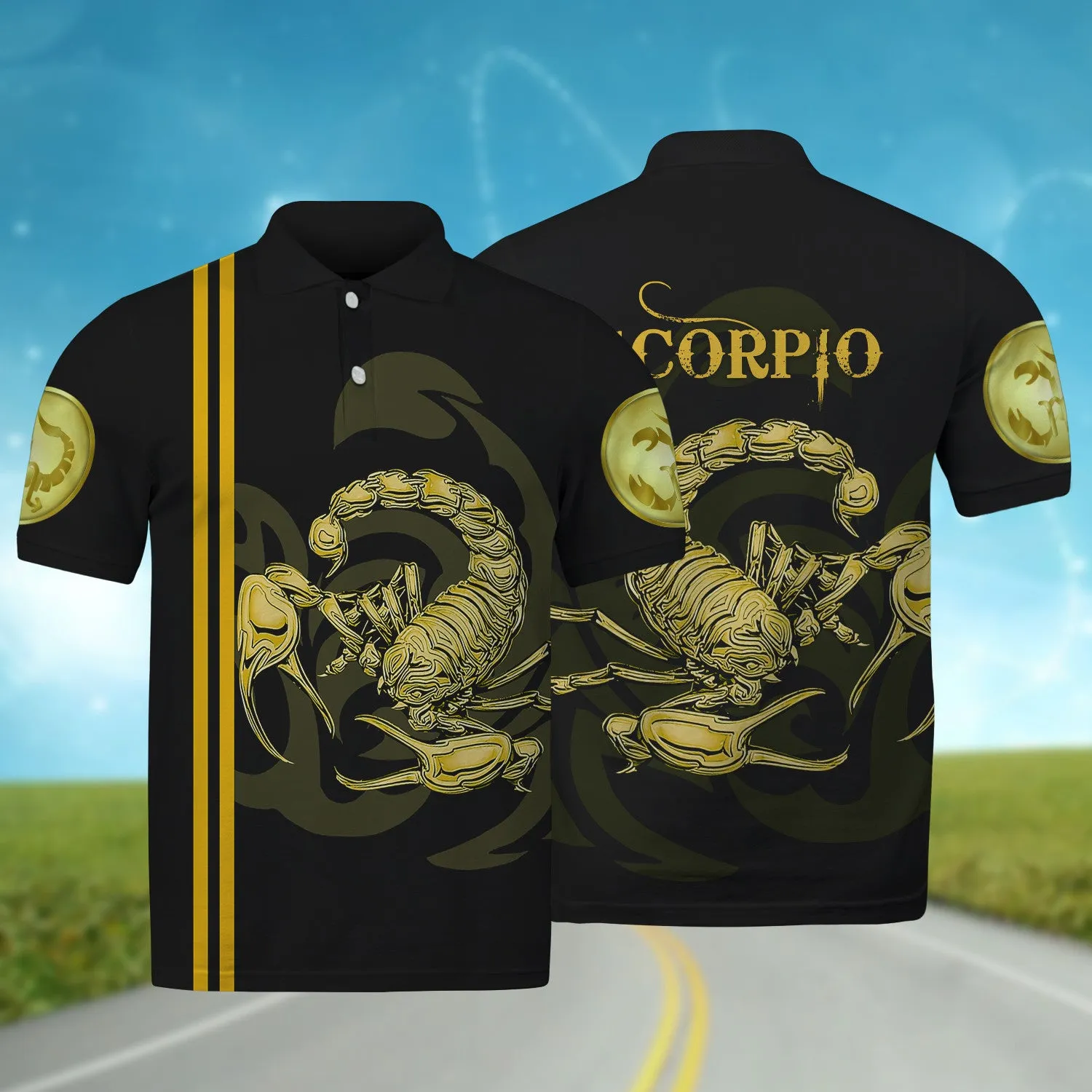 Scorpio Tribal Tattoo Shirt for Men and Women 3D Tshirt Hoodie