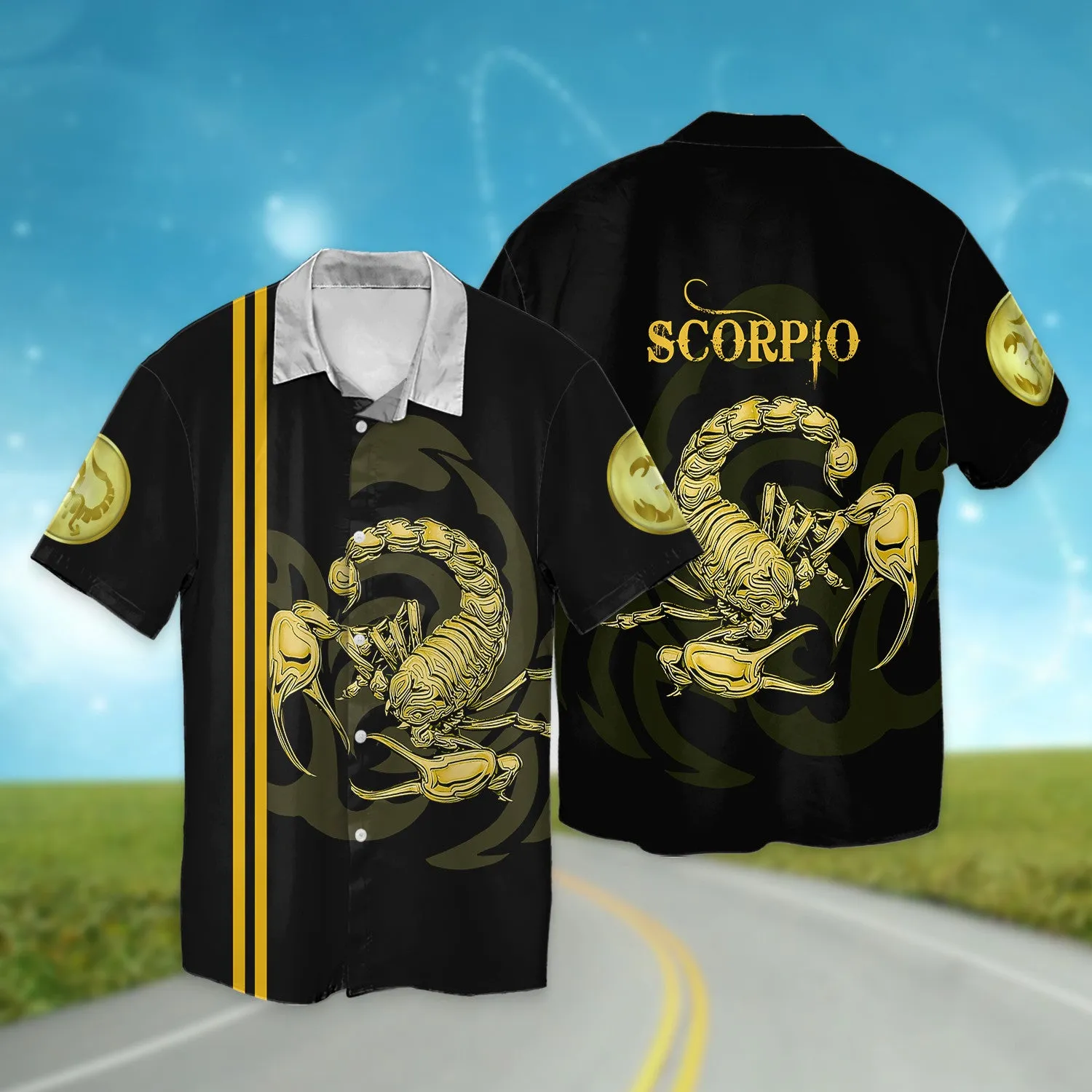Scorpio Tribal Tattoo Shirt for Men and Women 3D Tshirt Hoodie