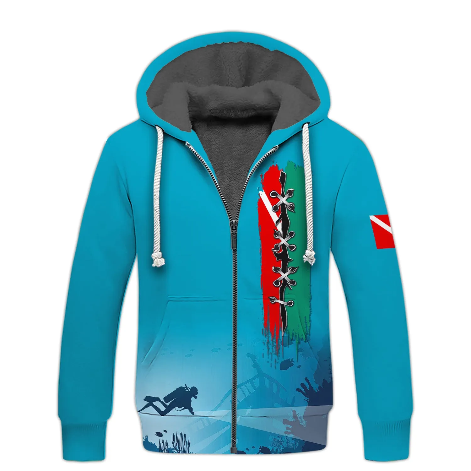 Scuba Diving 3D All Over Printed Tshirt Diver Hoodie Tshirt