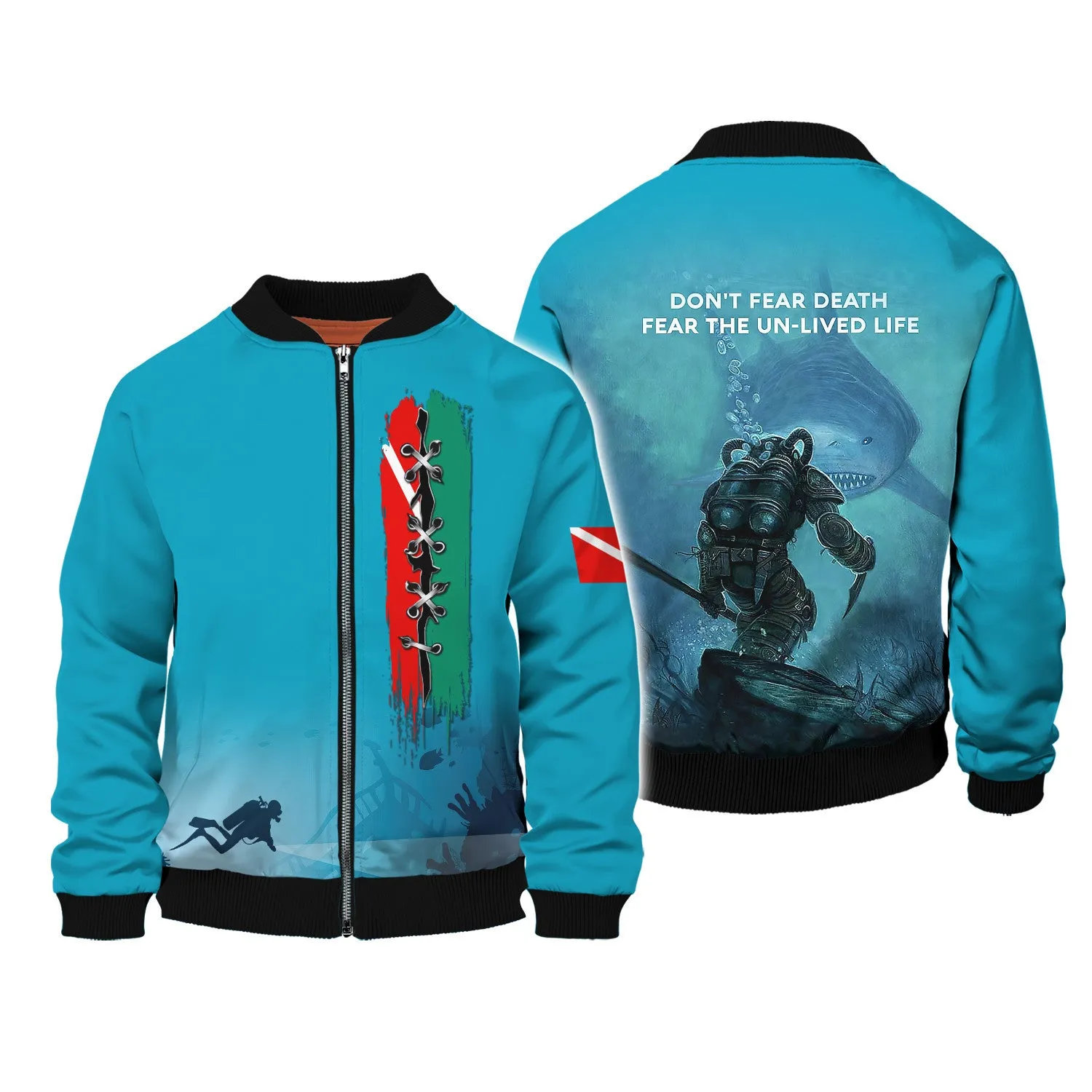 Scuba Diving 3D All Over Printed Tshirt Diver Hoodie Tshirt