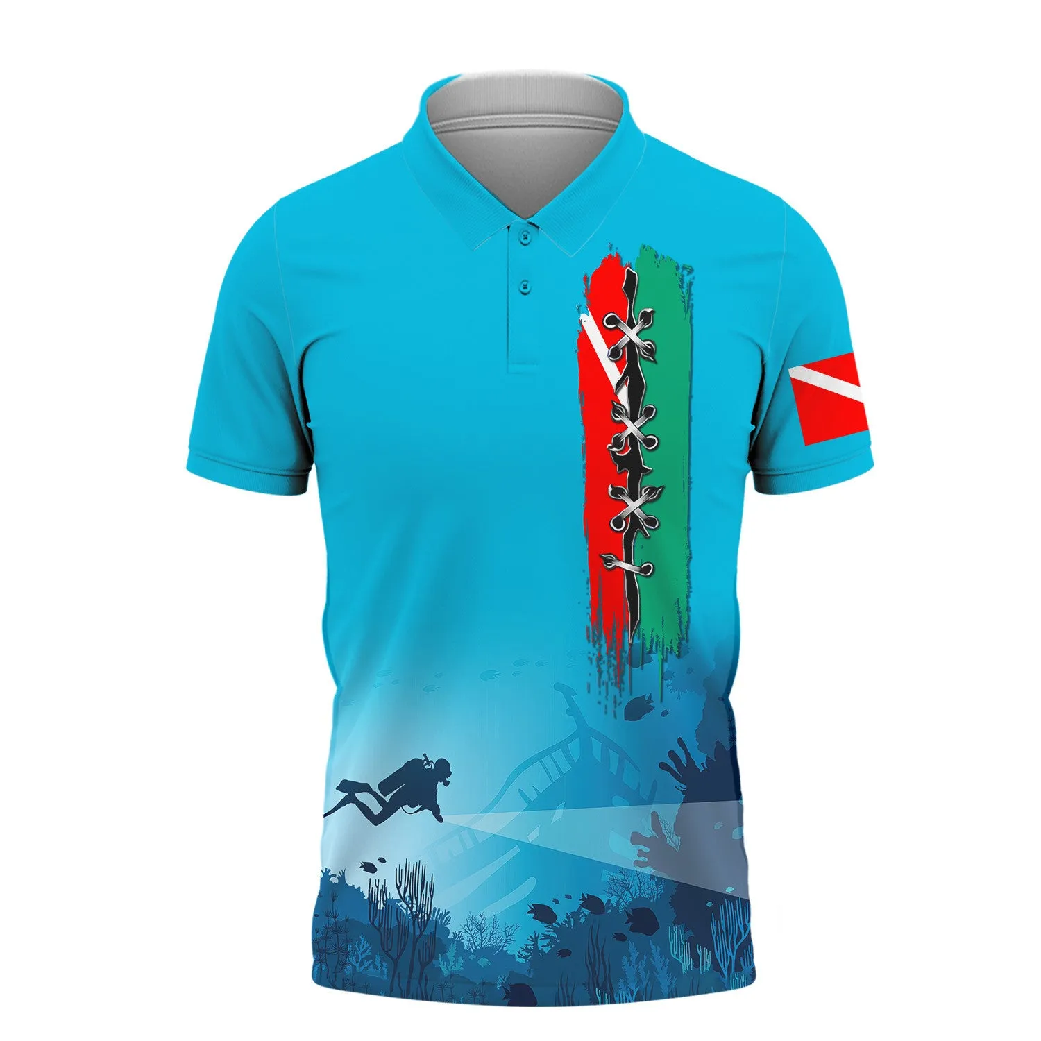 Scuba Diving 3D All Over Printed Tshirt Diver Hoodie Tshirt