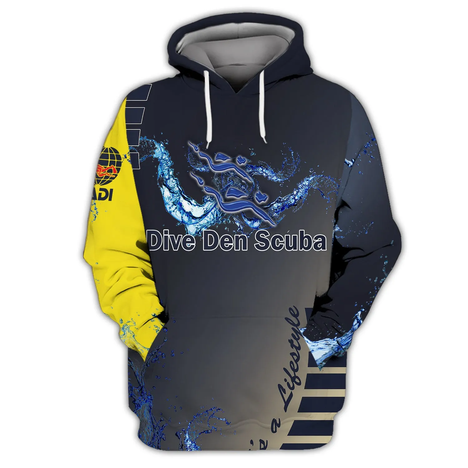 Scuba Diving 3D All Over Printed Tshirt Diver P1