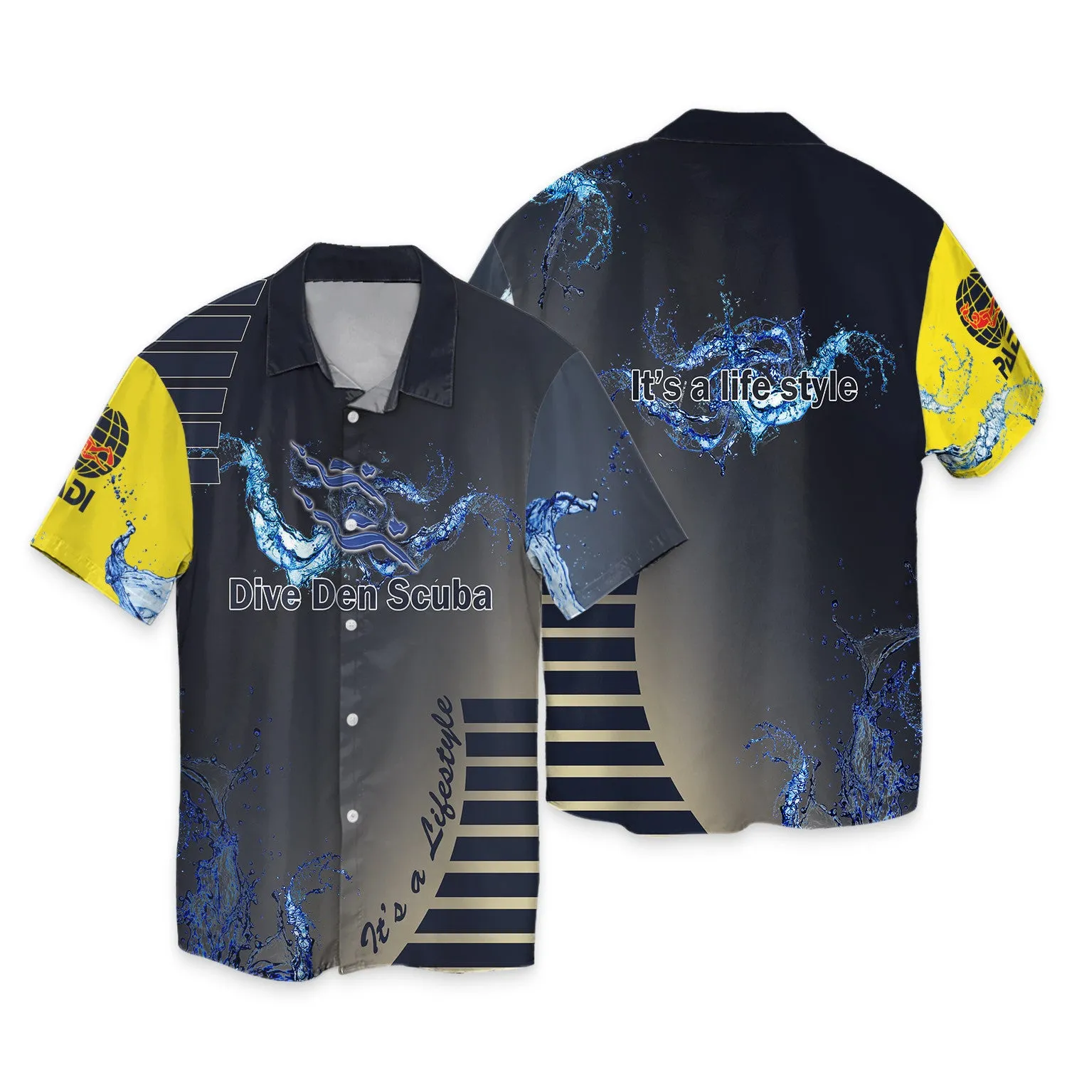 Scuba Diving 3D All Over Printed Tshirt Diver P1