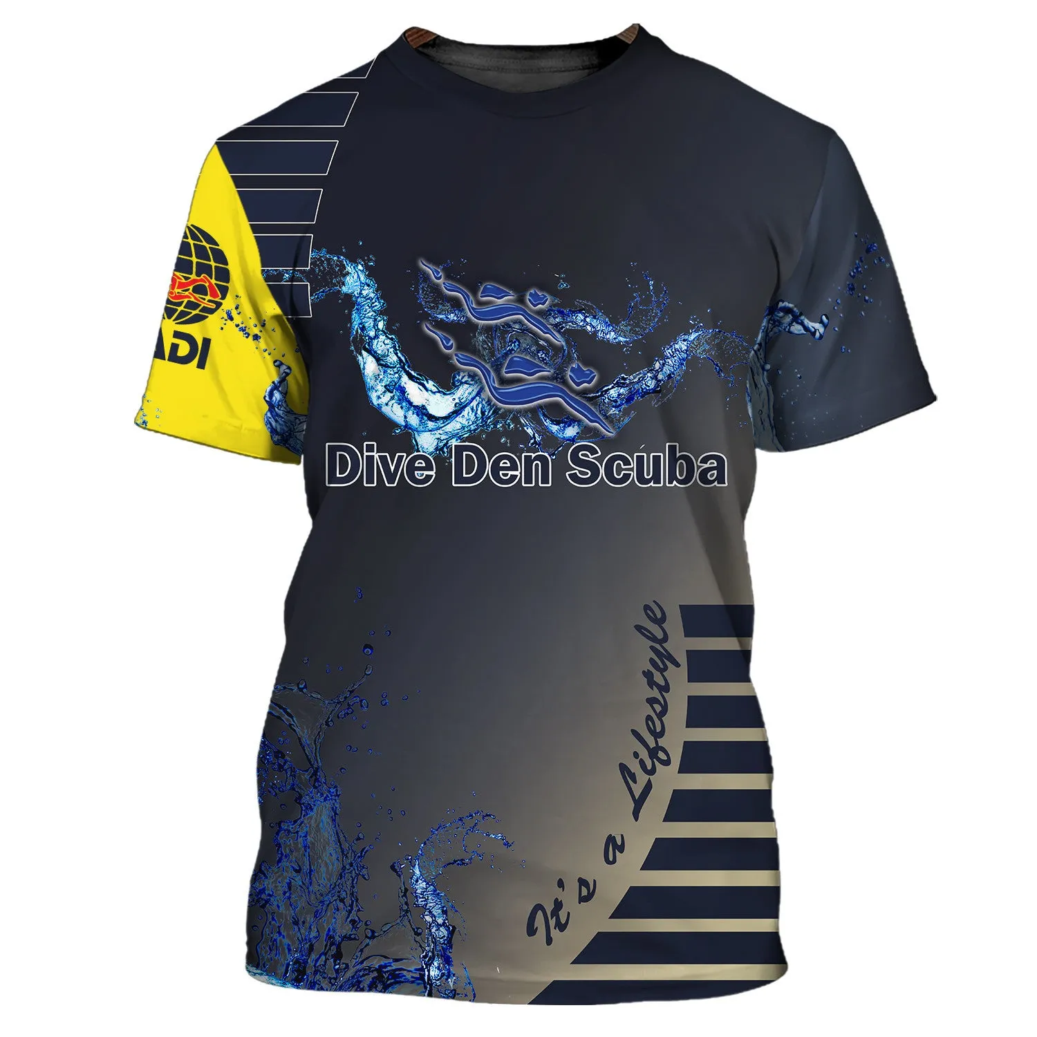 Scuba Diving 3D All Over Printed Tshirt Diver P1