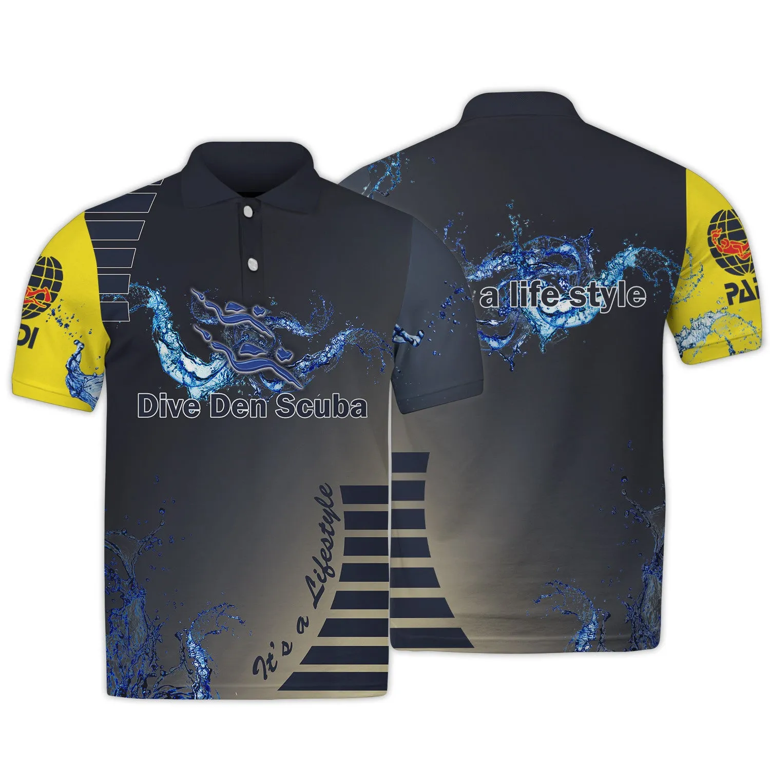 Scuba Diving 3D All Over Printed Tshirt Diver P1