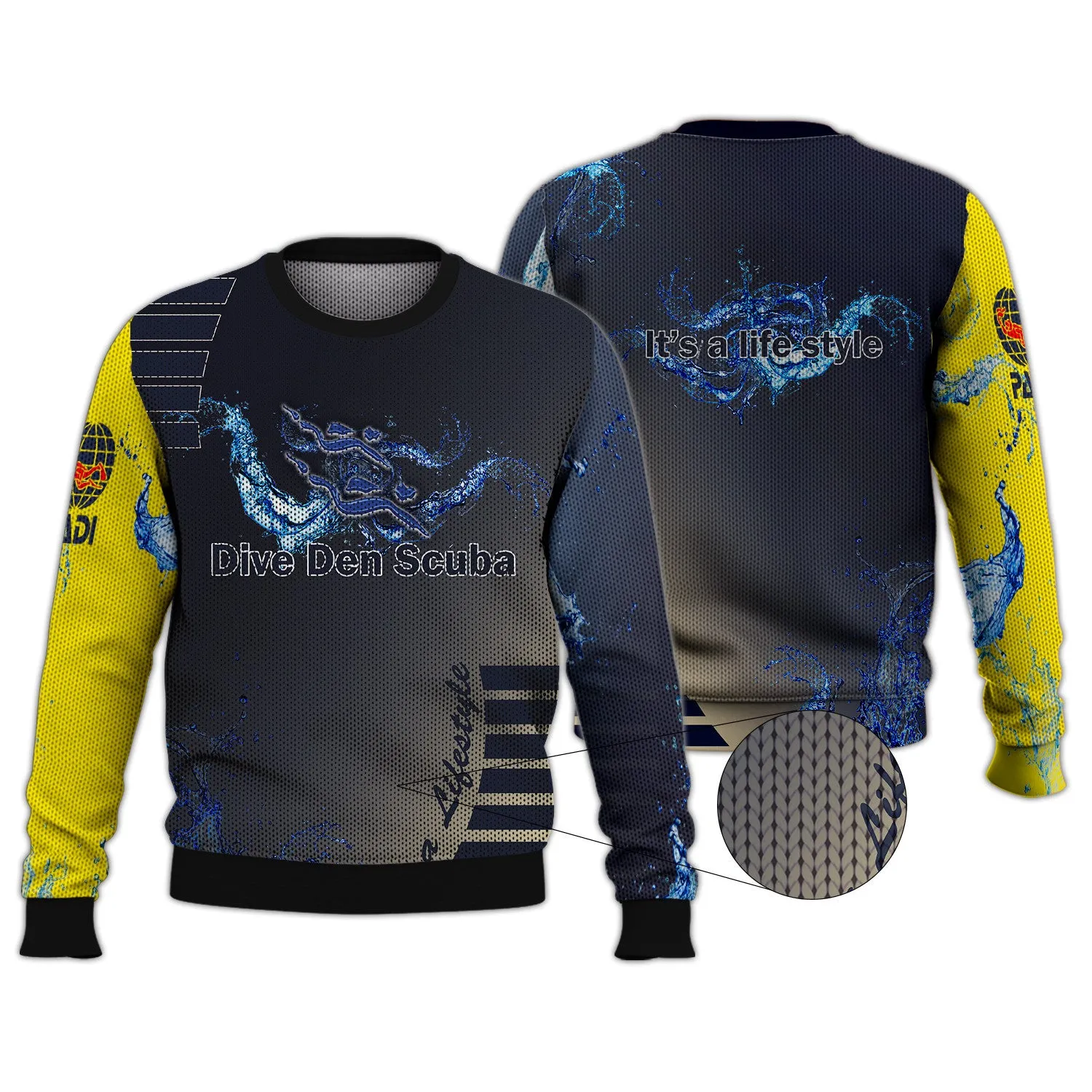 Scuba Diving 3D All Over Printed Tshirt Diver P1