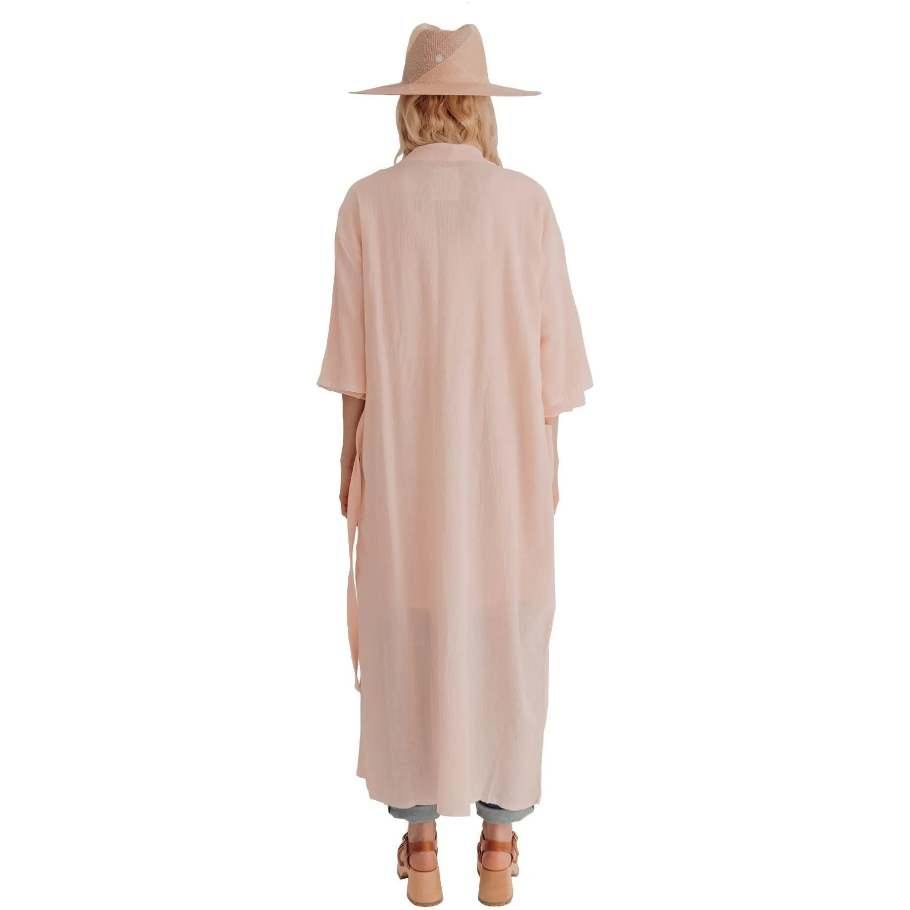 Sile Kimono Dress, Blush