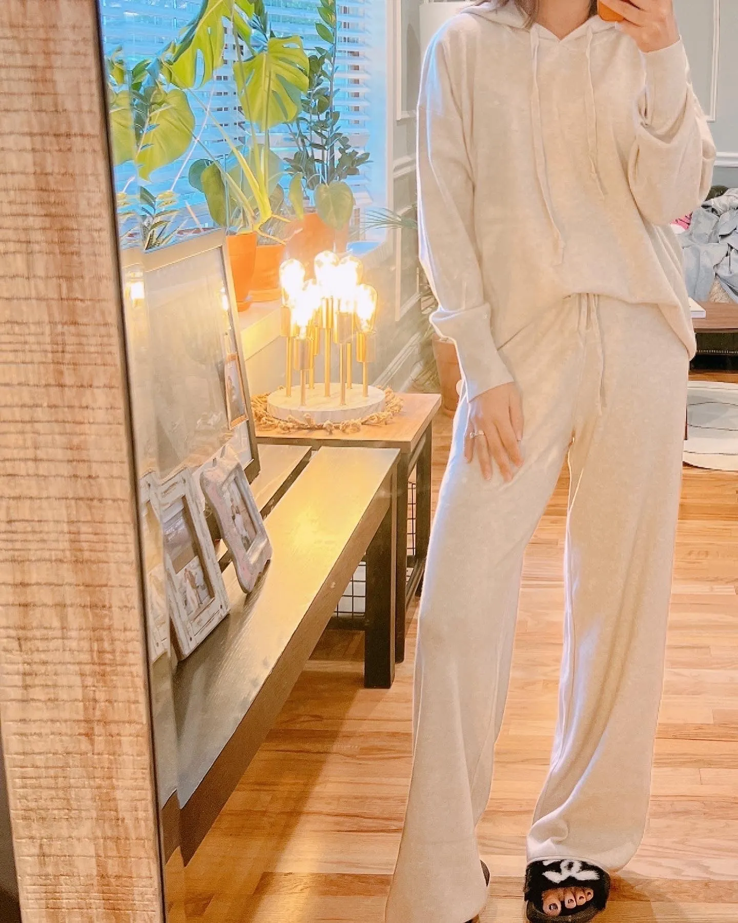Soft Knit Hoodie Set