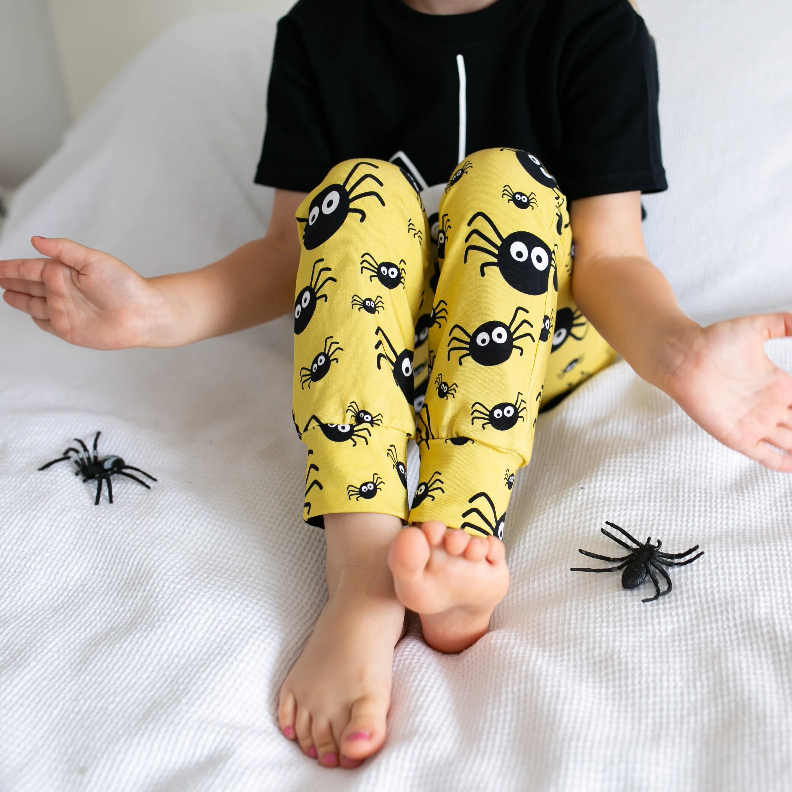 Spider print T shirt