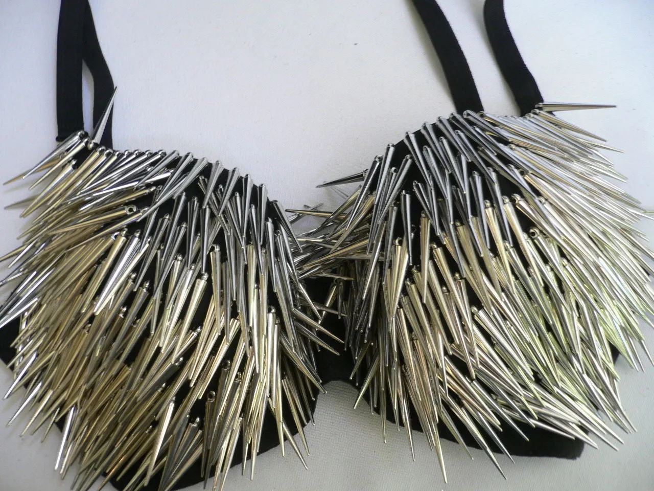 Spiky Fringe Tassel Bra