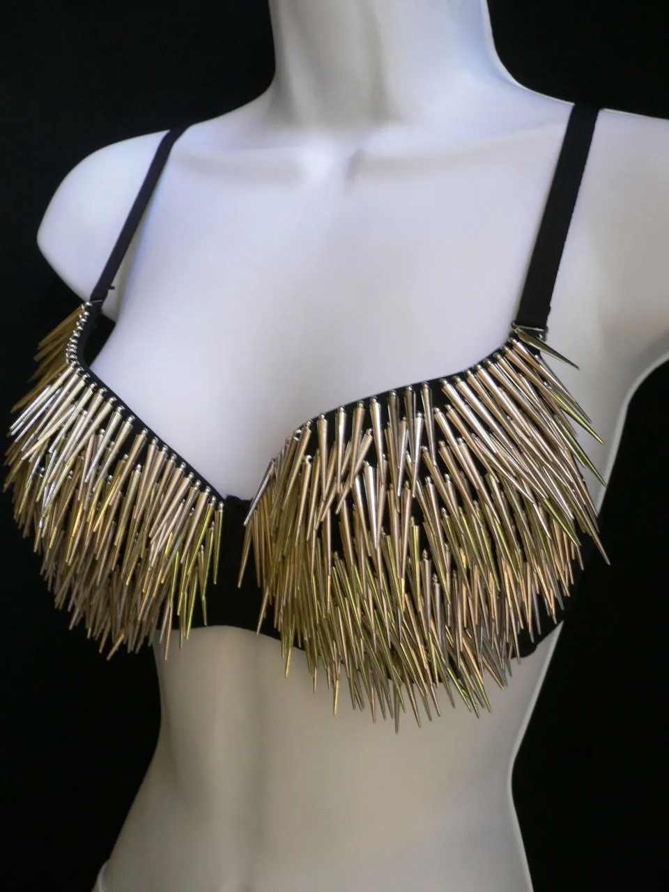 Spiky Fringe Tassel Bra