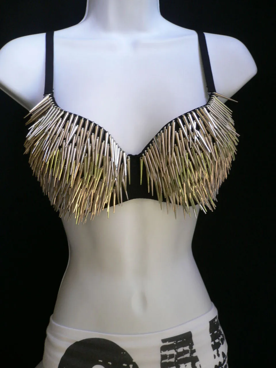 Spiky Fringe Tassel Bra