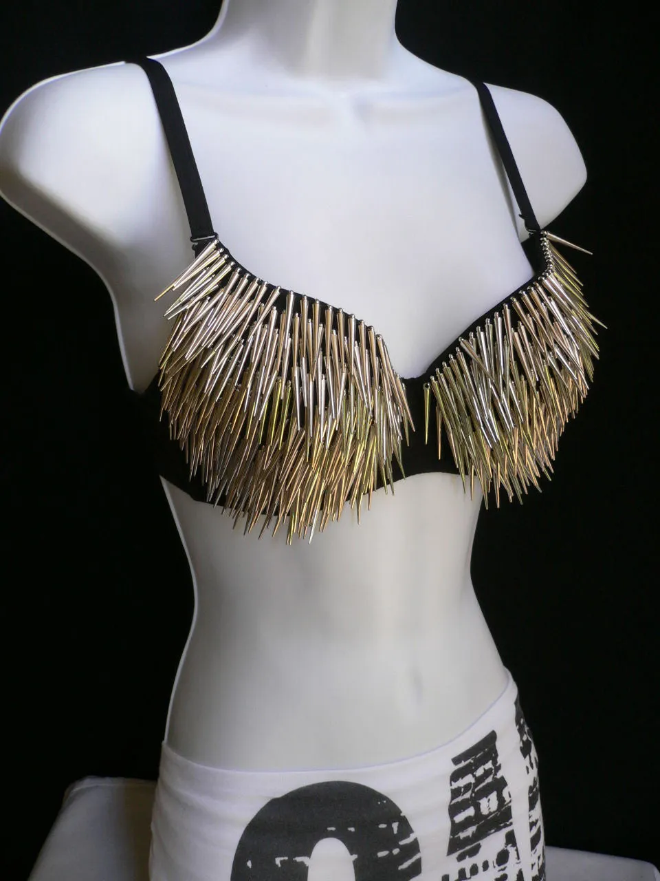 Spiky Fringe Tassel Bra