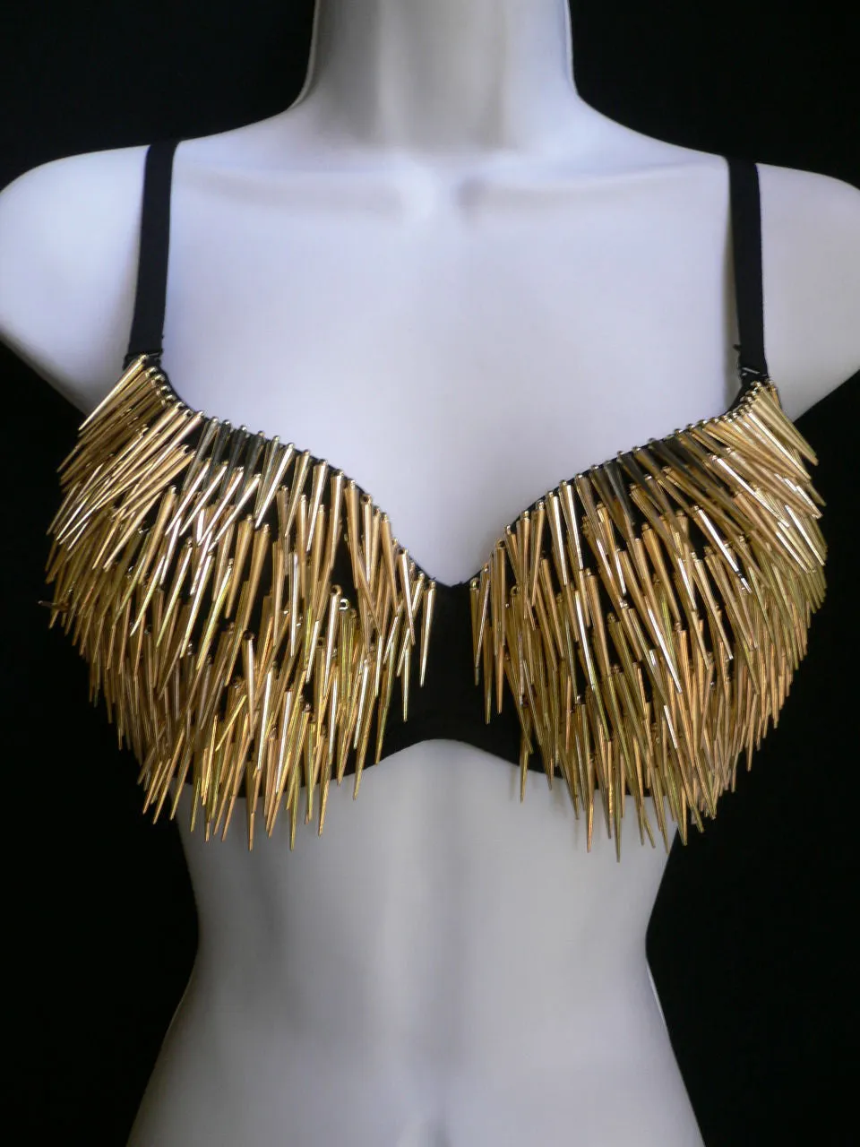 Spiky Fringe Tassel Bra