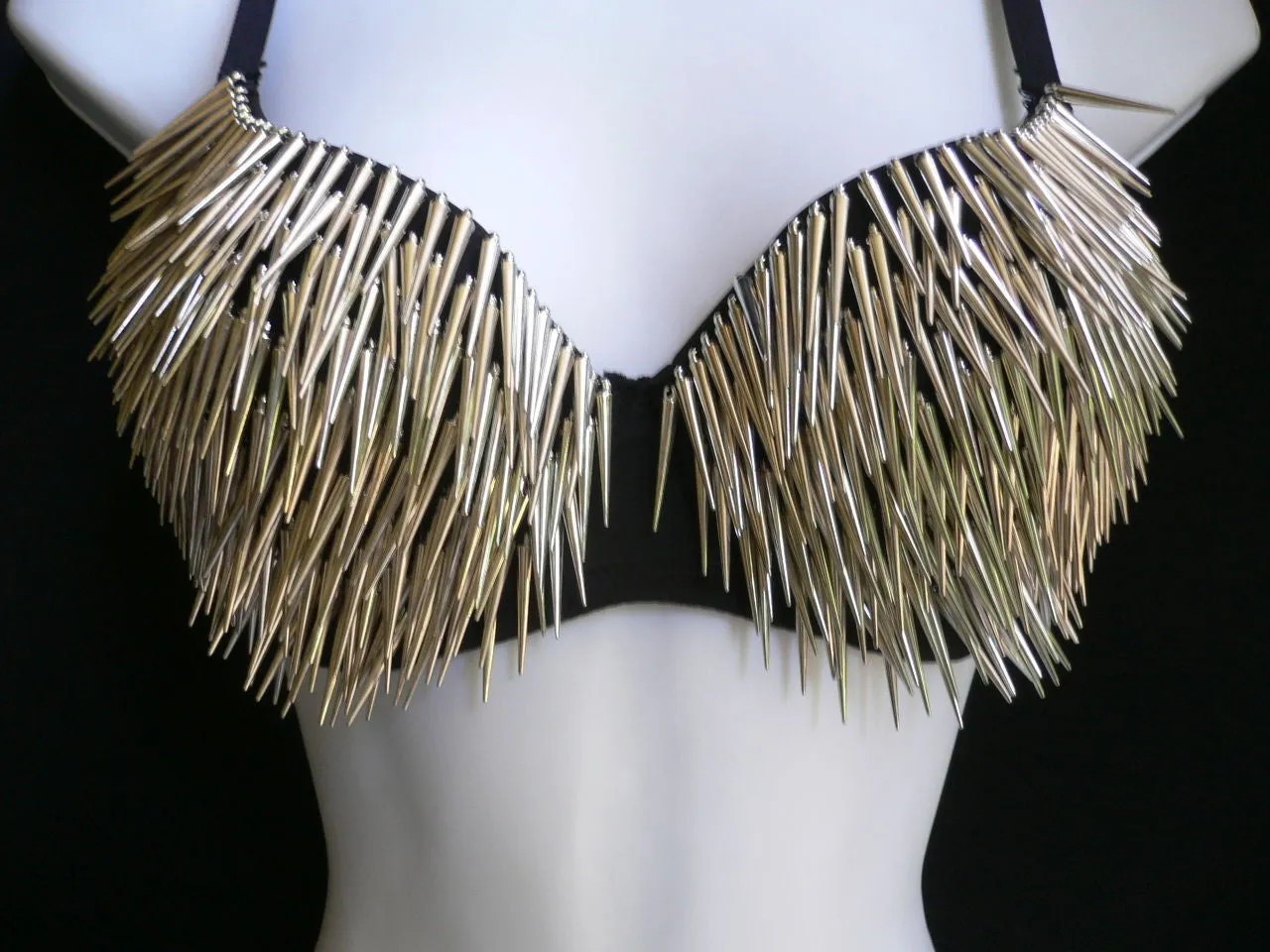 Spiky Fringe Tassel Bra