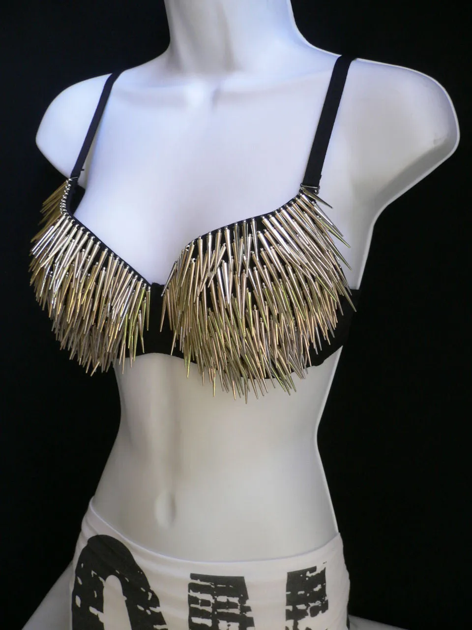 Spiky Fringe Tassel Bra