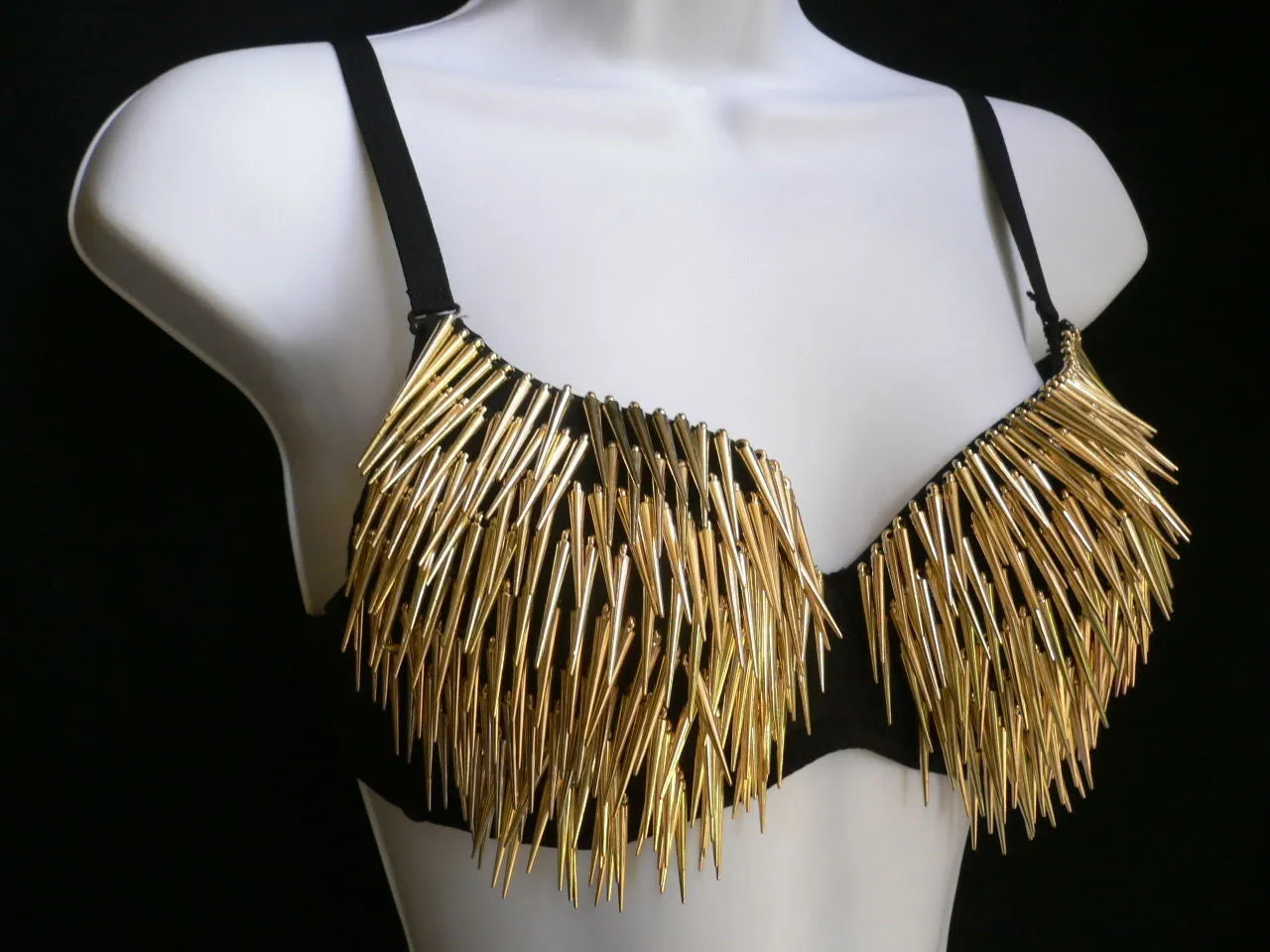 Spiky Fringe Tassel Bra