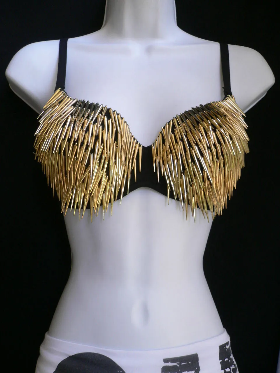 Spiky Fringe Tassel Bra