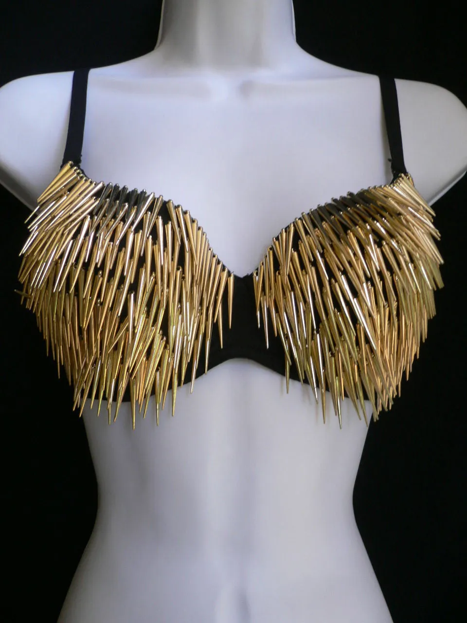 Spiky Fringe Tassel Bra