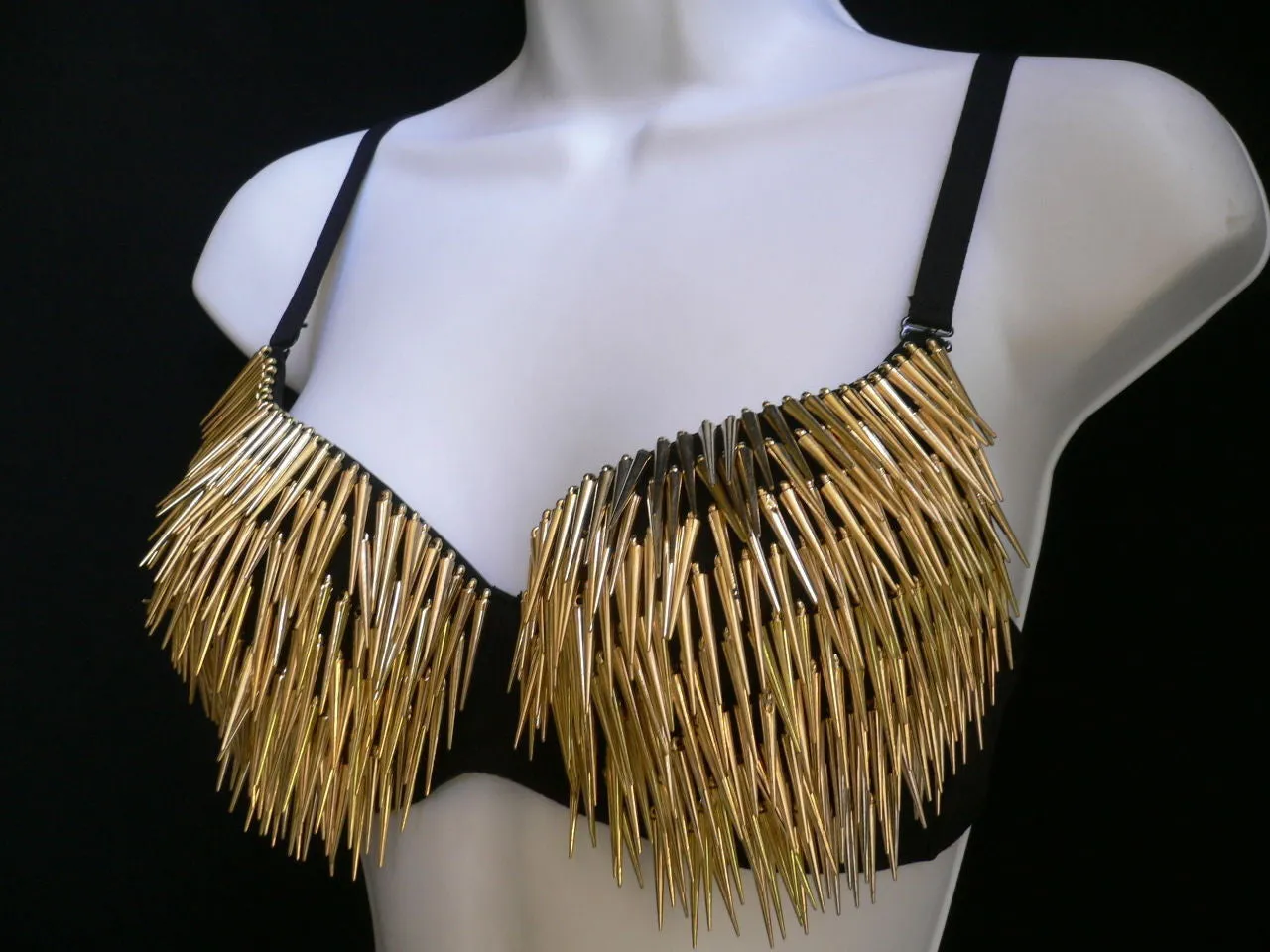 Spiky Fringe Tassel Bra