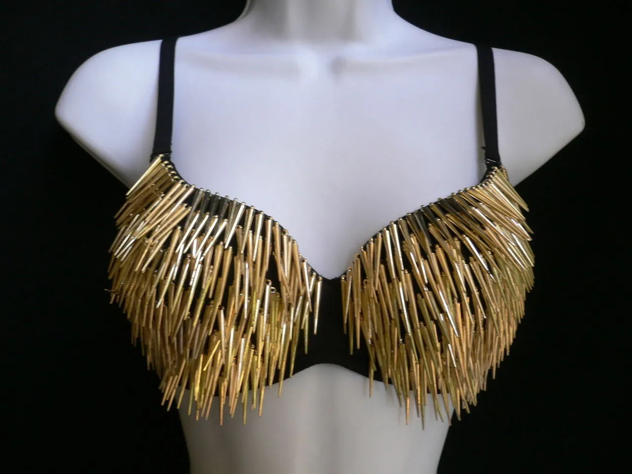 Spiky Fringe Tassel Bra
