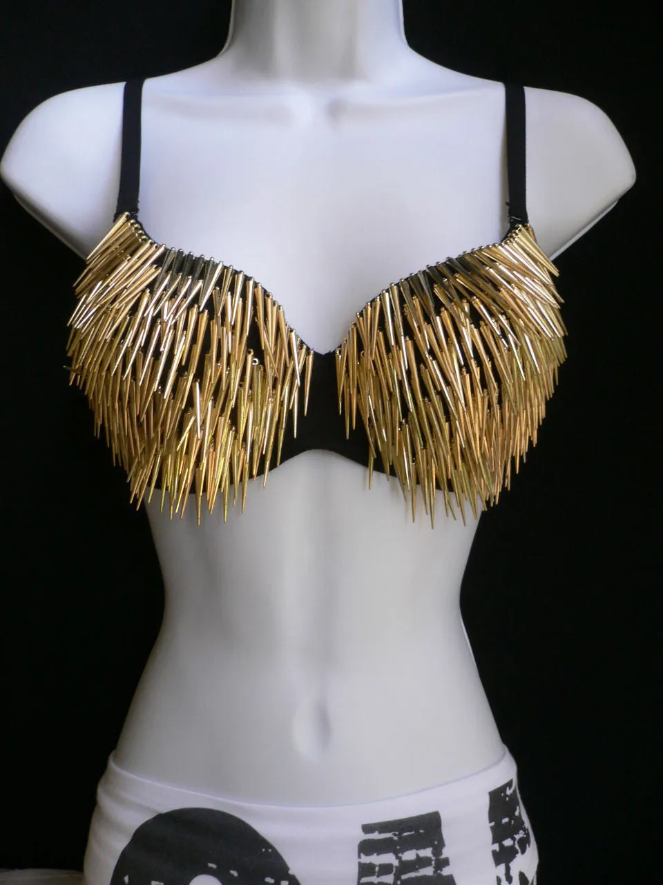 Spiky Fringe Tassel Bra