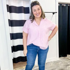 Stay Lively Pink Polo Shirt