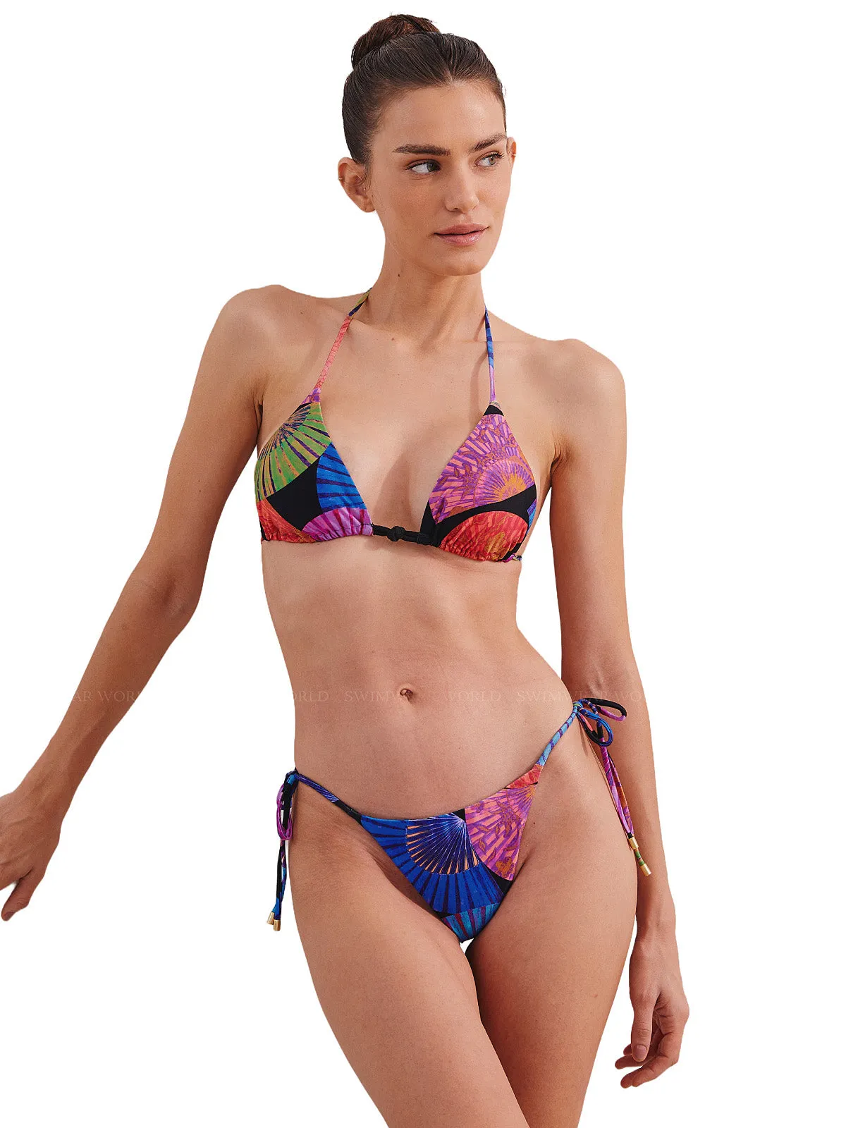 Stella Tri-Tie Side Bikini ::RET